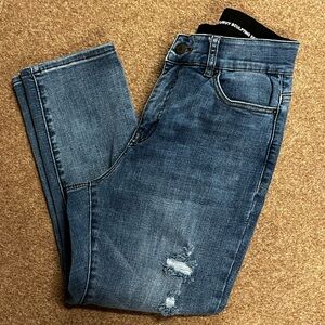 NY&C Curvy Sculpting Skinny Cropped Jeans